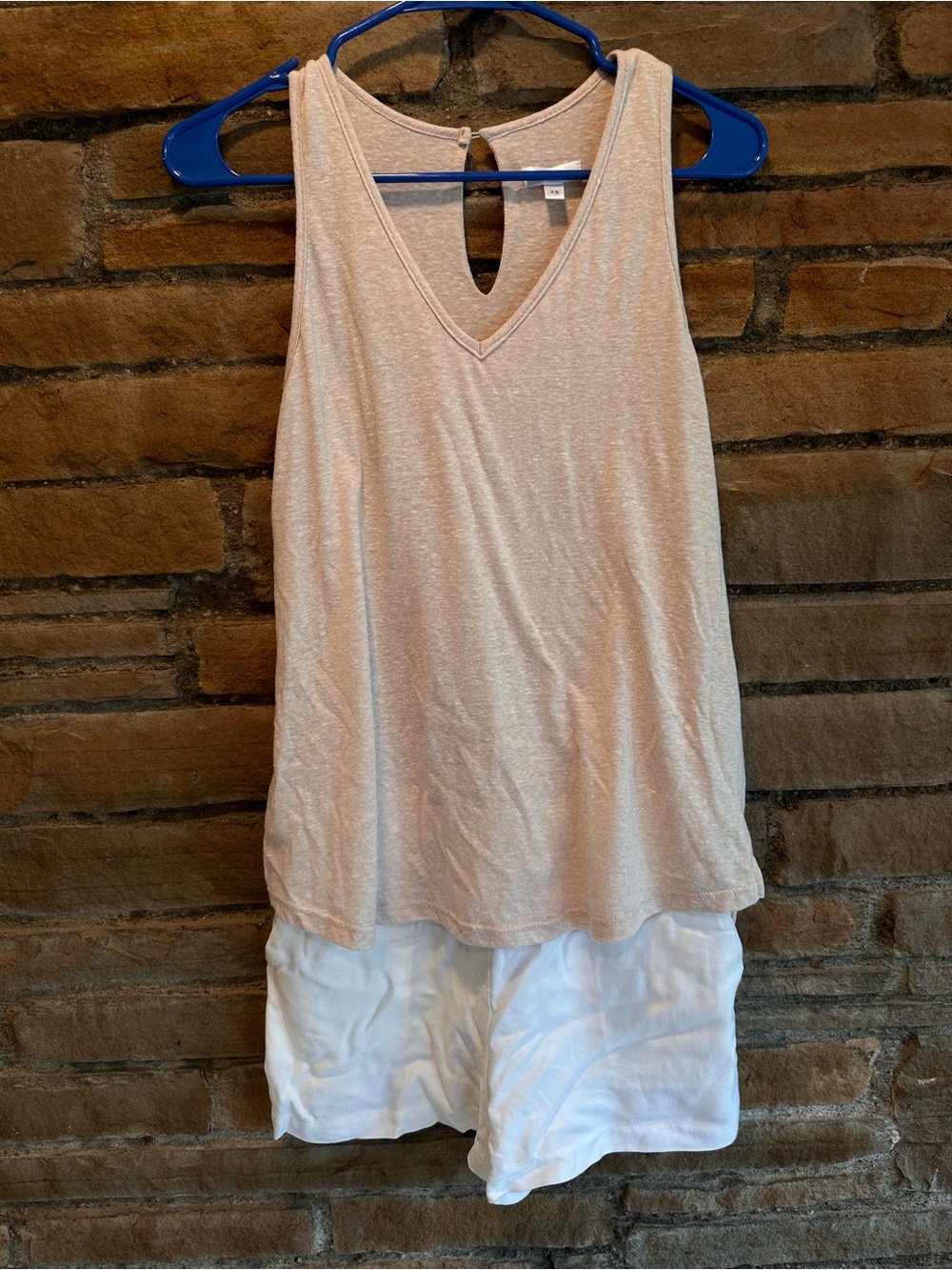 Drew Linen Short Romper Size XS
